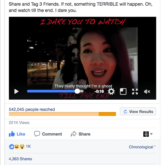 copywriting for the facebook ad