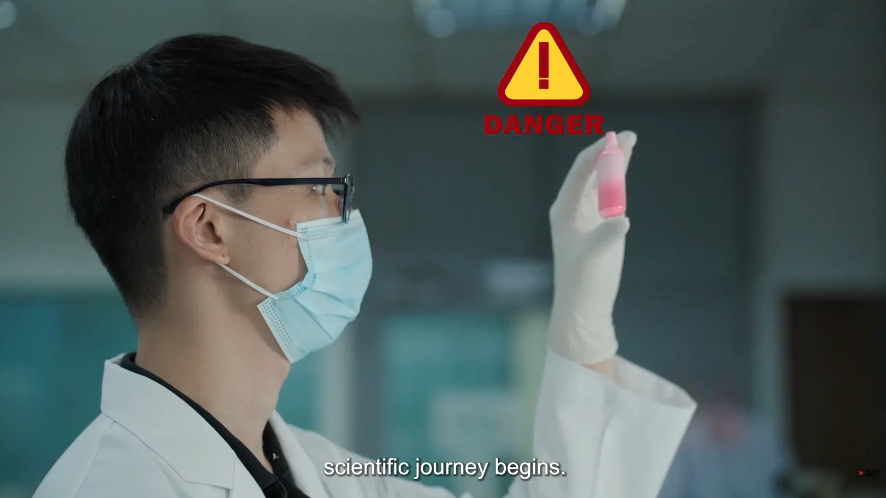 Live action and information graphics in the HPB Anti-Vape film