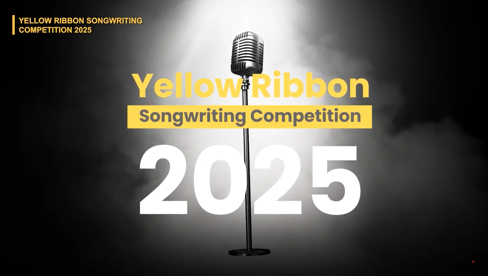 Yellow Ribbon Songwriting Competition title still with no participants shown